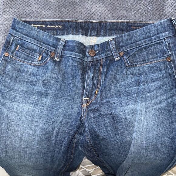 Citizens‎ of Humanity Runaway Jeans 30 Low Waist Full Leg Dark Wash Denim - Picture 12 of 12